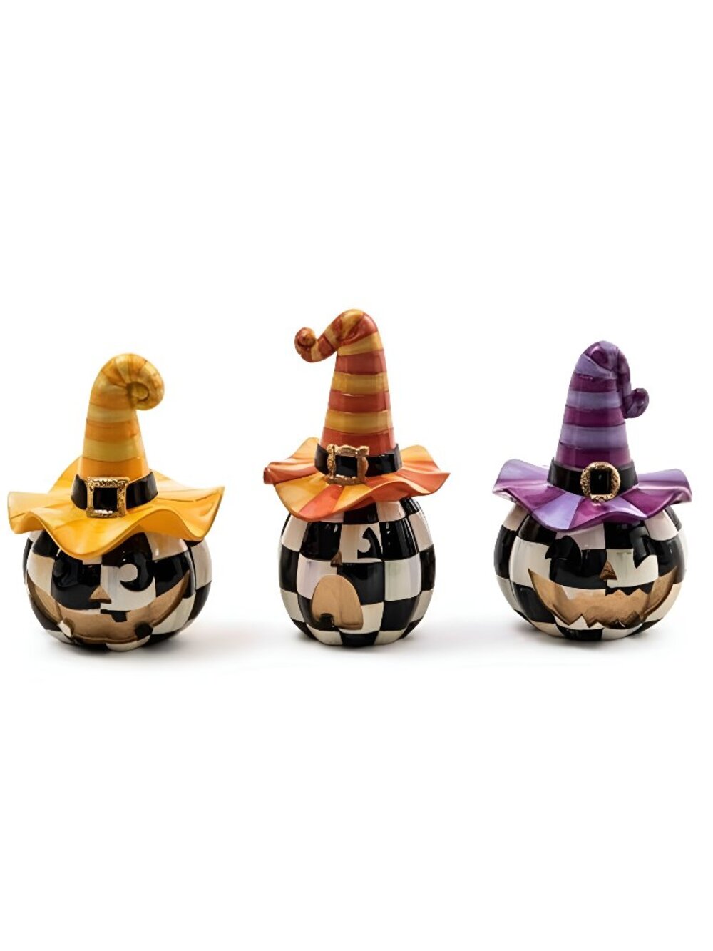 Resin Pumpkins Set, Mini, Happy Jack